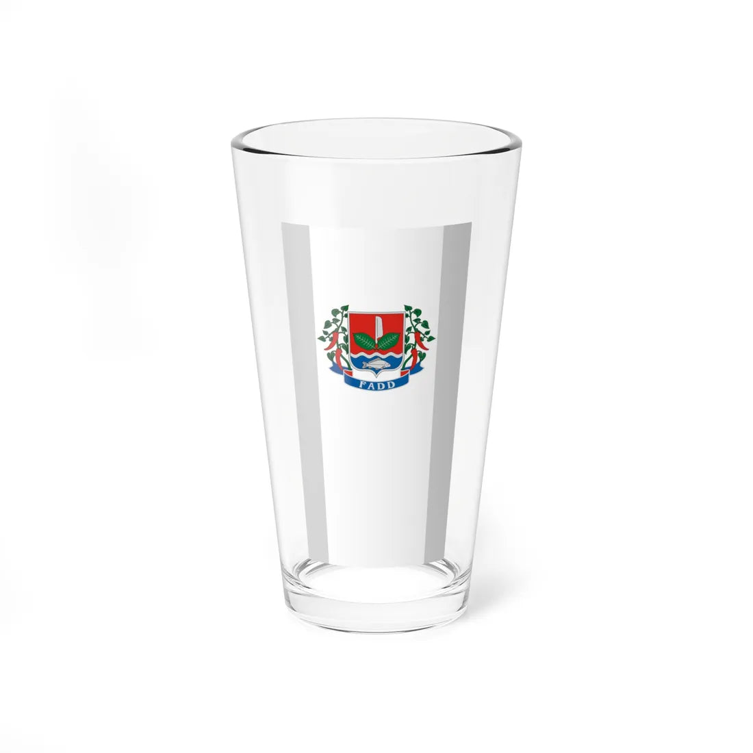 Flag of Fadd vertical (Hungary) Pint Glass 16oz 16oz - Go Mug Yourself