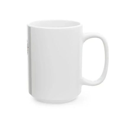 Flag of Fadd vertical (Hungary) White Coffee Mug - Go Mug Yourself