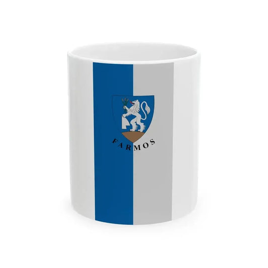 Flag of Farmos (Hungary) White Coffee Mug 11oz - Go Mug Yourself