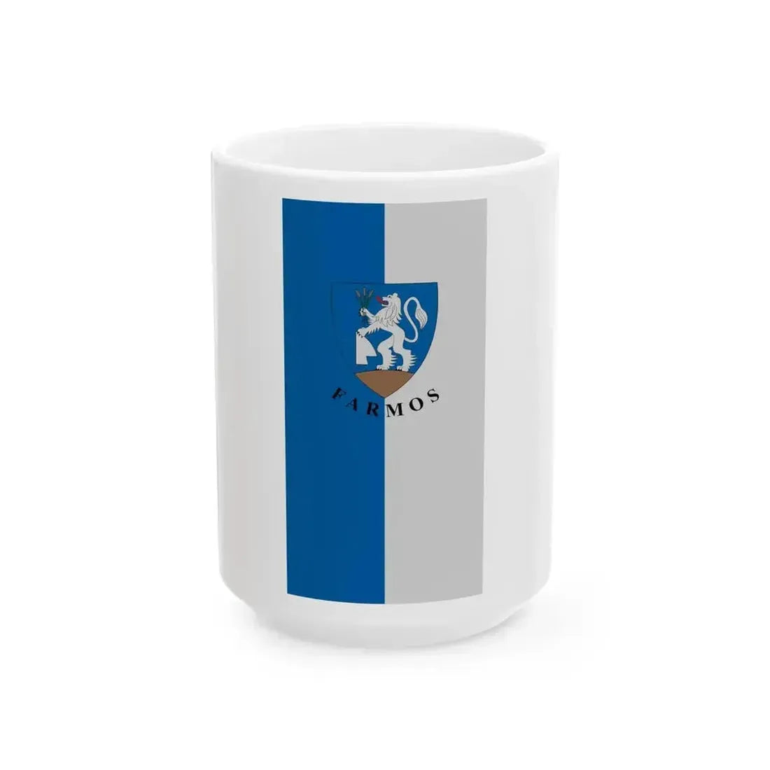 Flag of Farmos (Hungary) White Coffee Mug 15oz - Go Mug Yourself