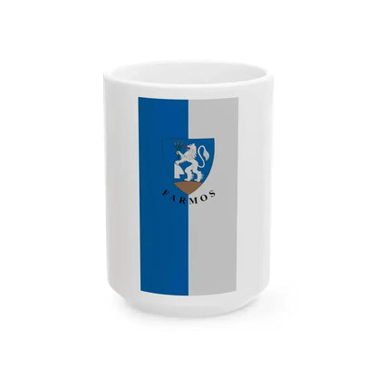 Flag of Farmos (Hungary) White Coffee Mug 15oz - Go Mug Yourself