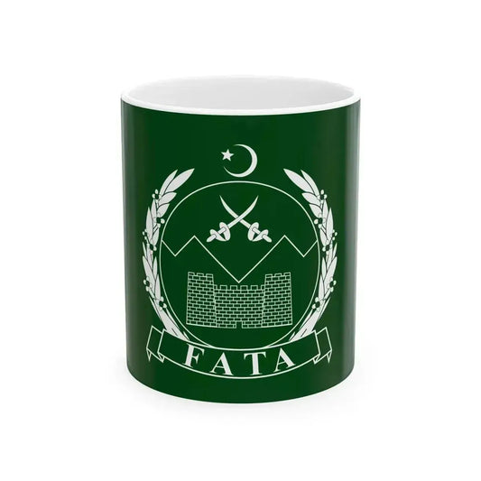 Flag of FATA (Pakistan) White Coffee Mug 11oz - Go Mug Yourself