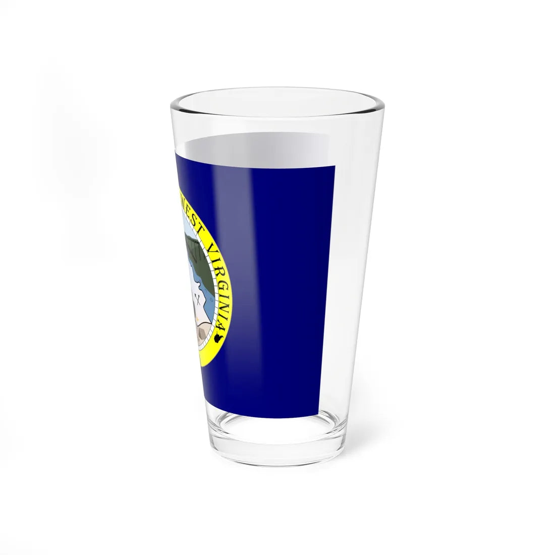 Flag of Fayette County West Virginia (United States) Pint Glass 16oz - Go Mug Yourself