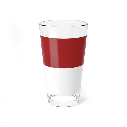 Flag of Federal Army (Argentina) Pint Glass 16oz 16oz - Go Mug Yourself