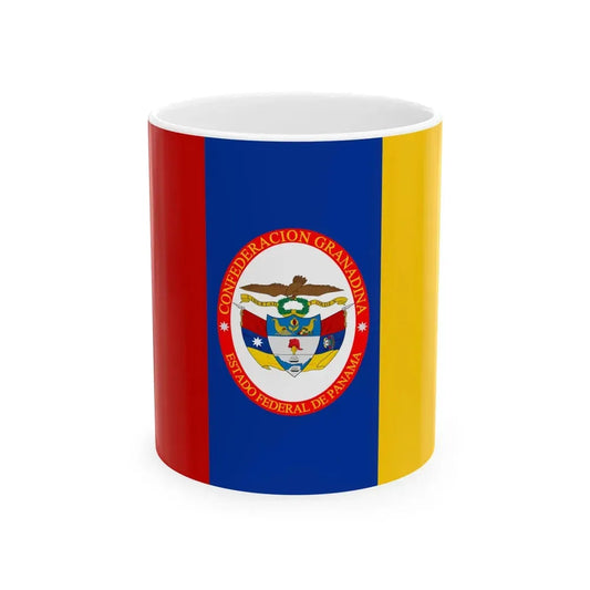 Flag of Federal State of Panama (Colombia) White Coffee Mug 11oz - Go Mug Yourself