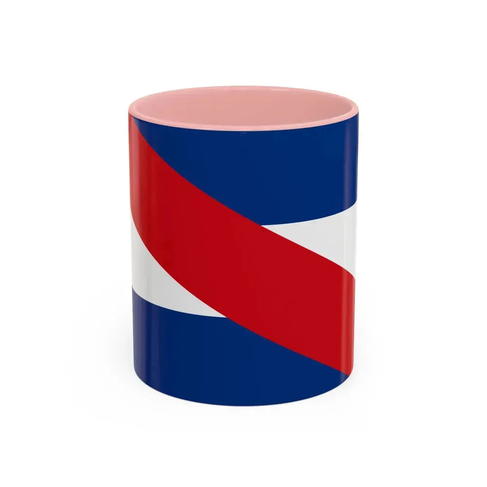 Flag of Federalist Party - Accent Coffee Mug 11oz Pink - Go Mug Yourself