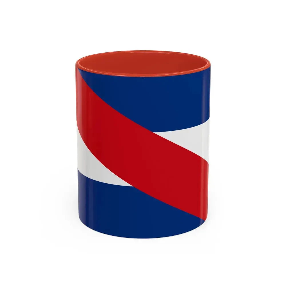 Flag of Federalist Party - Accent Coffee Mug 11oz Red - Go Mug Yourself