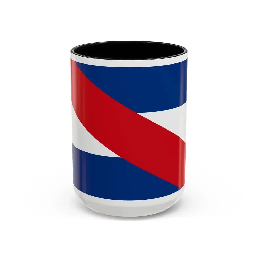 Flag of Federalist Party - Accent Coffee Mug 15oz Black - Go Mug Yourself