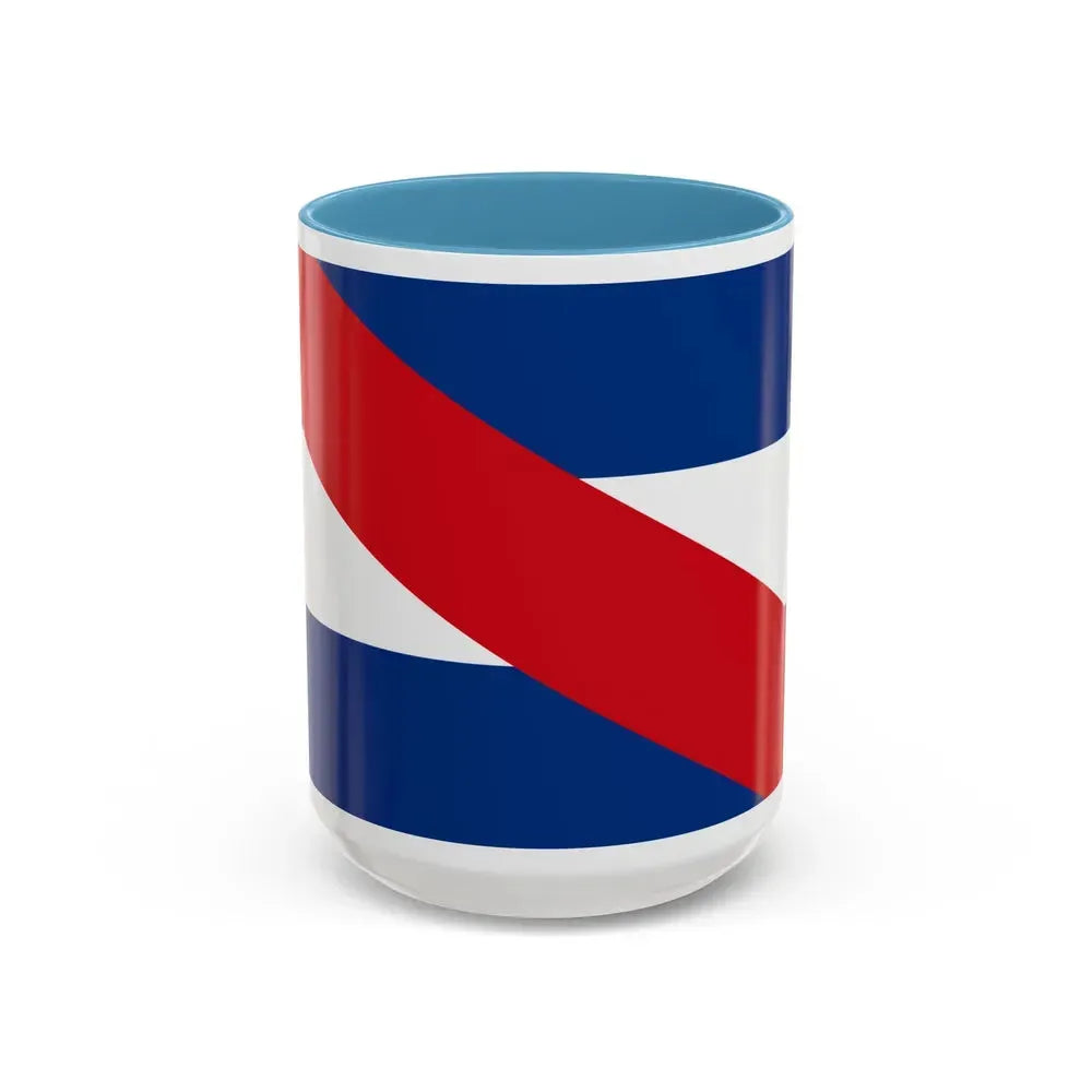 Flag of Federalist Party - Accent Coffee Mug 15oz Light Blue - Go Mug Yourself