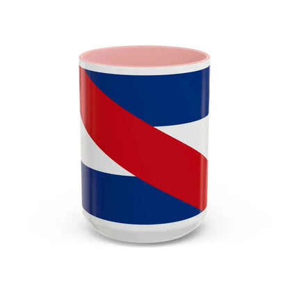 Flag of Federalist Party - Accent Coffee Mug 15oz Pink - Go Mug Yourself