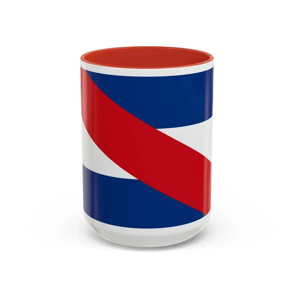 Flag of Federalist Party - Accent Coffee Mug 15oz Red - Go Mug Yourself