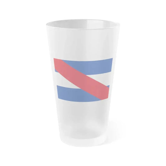 Flag of Federalist Party - Frosted Pint Glass 16oz 16oz Frosted - Go Mug Yourself