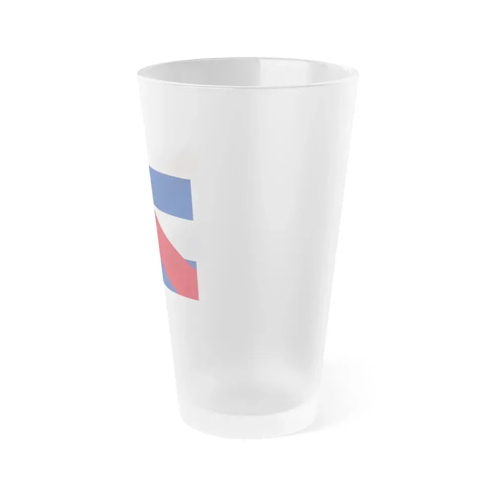 Flag of Federalist Party - Frosted Pint Glass 16oz - Go Mug Yourself