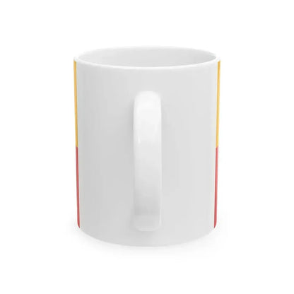 Flag of Felsocsatar (Hungary) White Coffee Mug - Go Mug Yourself