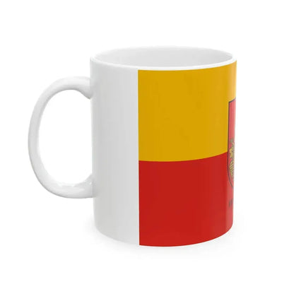 Flag of Felsocsatar (Hungary) White Coffee Mug - Go Mug Yourself