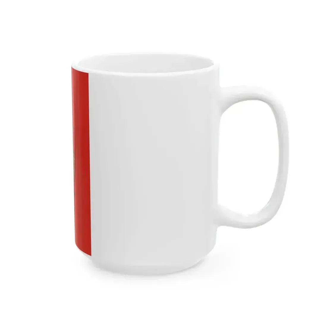 Flag of Felsocsatar vertical (Hungary) White Coffee Mug - Go Mug Yourself