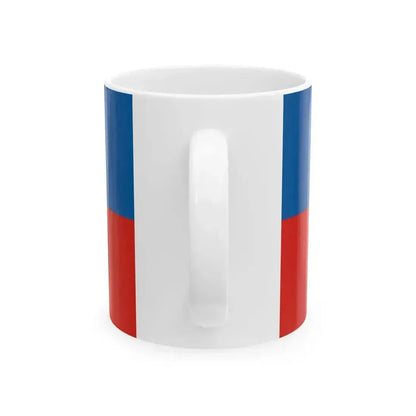 Flag of Felsoegerszeg (Hungary) White Coffee Mug - Go Mug Yourself