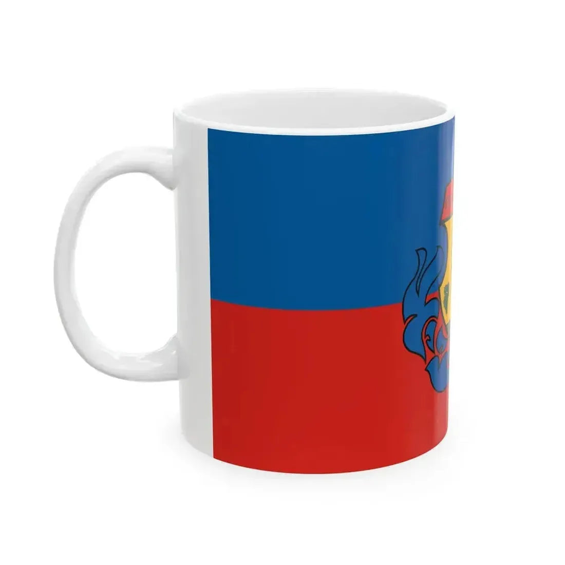 Flag of Felsoegerszeg (Hungary) White Coffee Mug - Go Mug Yourself