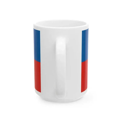 Flag of Felsoegerszeg (Hungary) White Coffee Mug - Go Mug Yourself