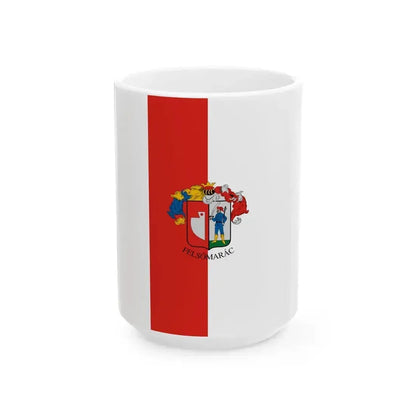 Flag of Felsomarac (Hungary) White Coffee Mug 15oz - Go Mug Yourself