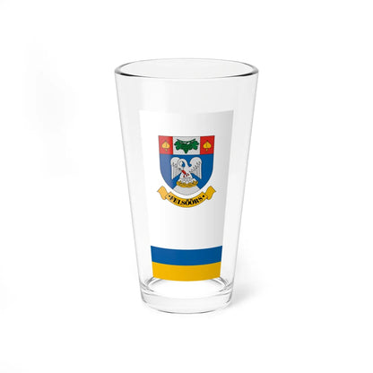 Flag of Felsoors vertical (Hungary) Pint Glass 16oz 16oz - Go Mug Yourself