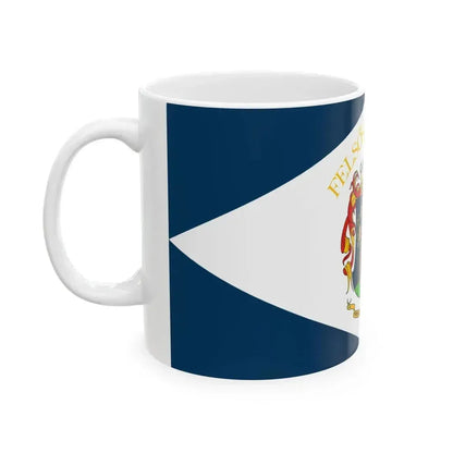 Flag of Felsoszentivan (Hungary) White Coffee Mug - Go Mug Yourself