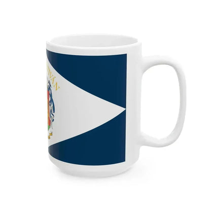 Flag of Felsoszentivan (Hungary) White Coffee Mug - Go Mug Yourself
