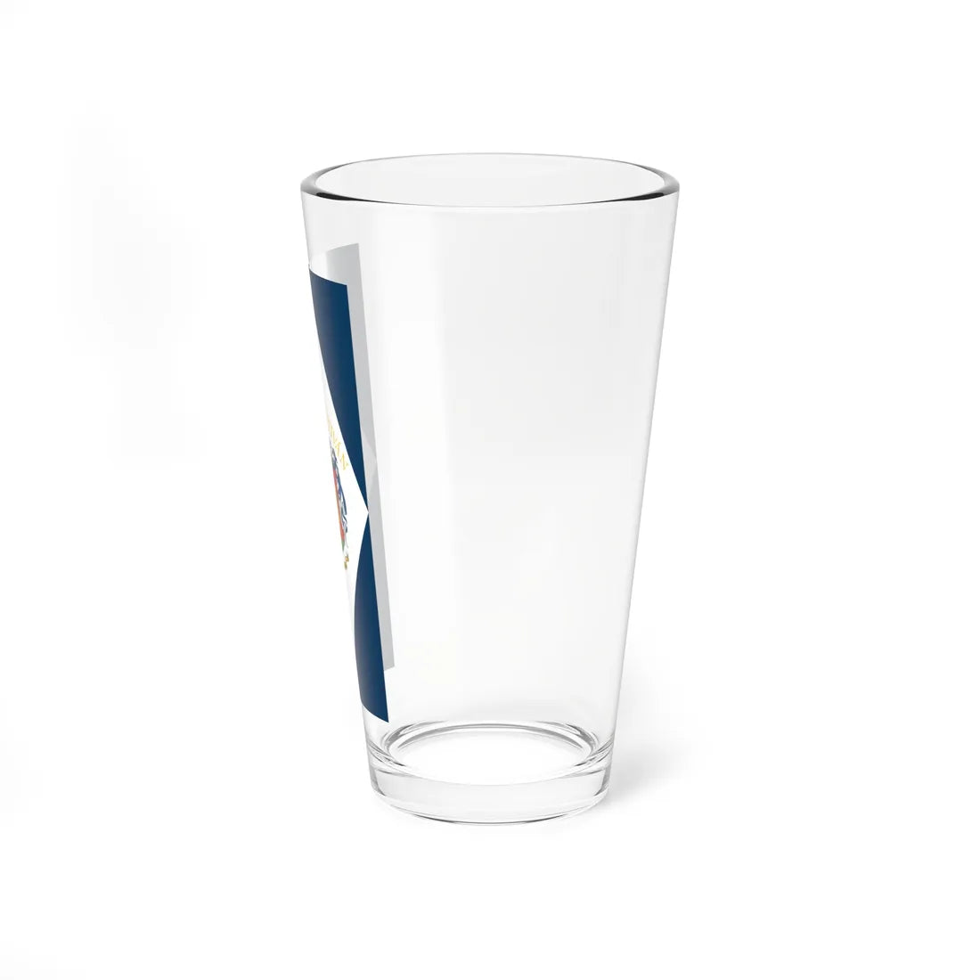 Flag of Felsoszentivan vertical (Hungary) Pint Glass 16oz - Go Mug Yourself