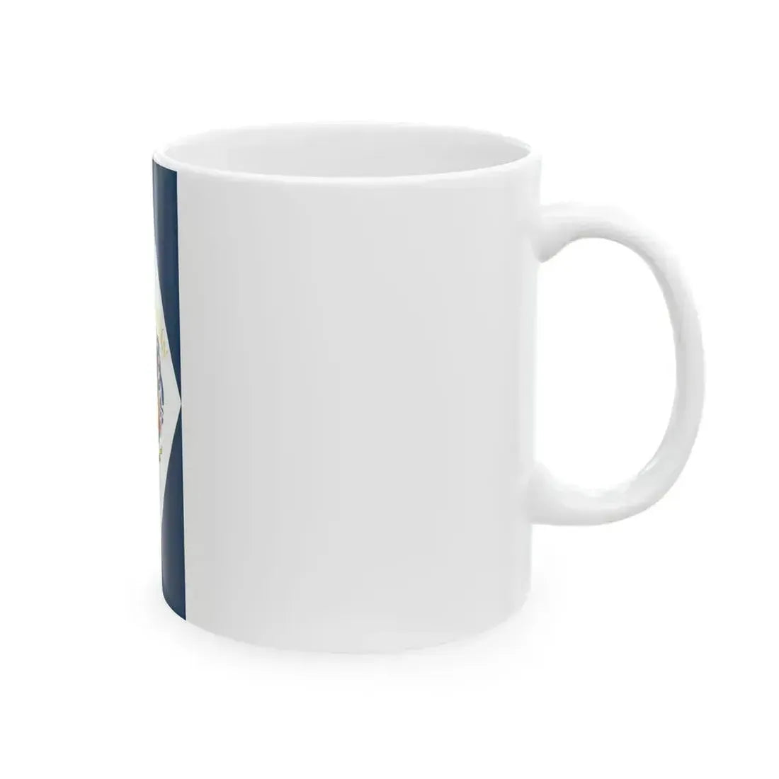 Flag of Felsoszentivan vertical (Hungary) White Coffee Mug - Go Mug Yourself