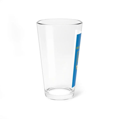 Flag of Felsotarkany vertical (Hungary) Pint Glass 16oz - Go Mug Yourself