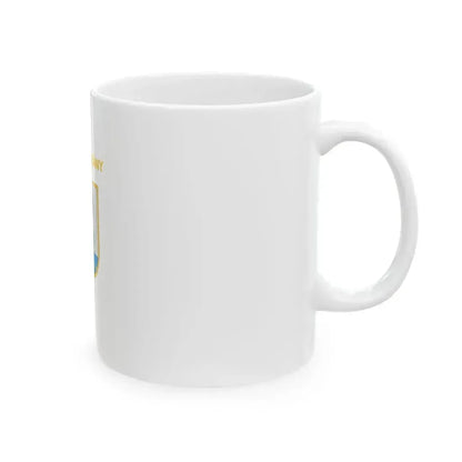 Flag of Felsotarkany vertical (Hungary) White Coffee Mug - Go Mug Yourself