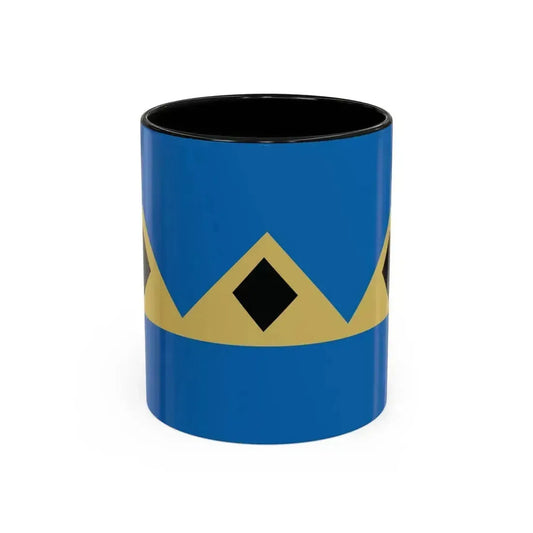 Flag of Fernie BC Canada - Accent Coffee Mug 11oz Black - Go Mug Yourself