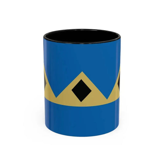 Flag of Fernie BC Canada - Accent Coffee Mug 11oz Black - Go Mug Yourself