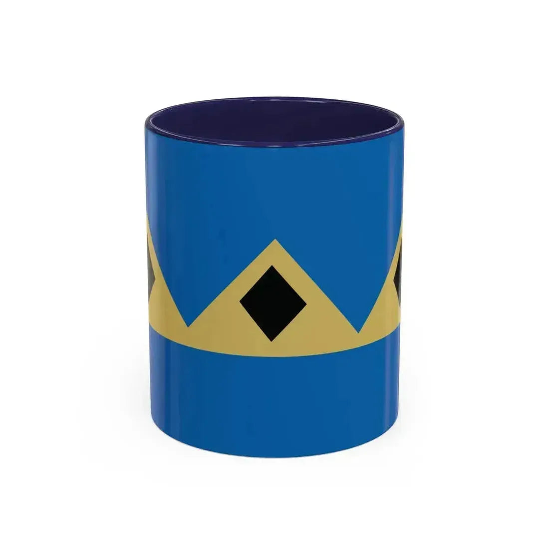 Flag of Fernie BC Canada - Accent Coffee Mug 11oz Navy - Go Mug Yourself