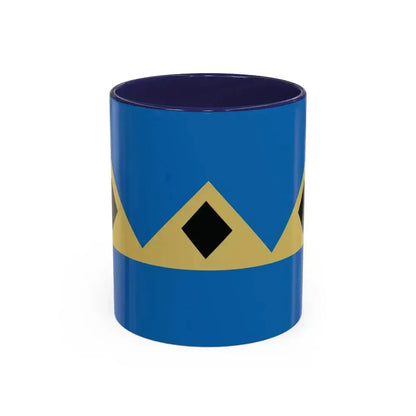Flag of Fernie BC Canada - Accent Coffee Mug 11oz Navy - Go Mug Yourself