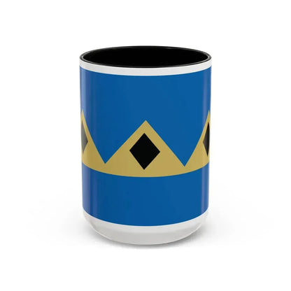 Flag of Fernie BC Canada - Accent Coffee Mug 15oz Black - Go Mug Yourself