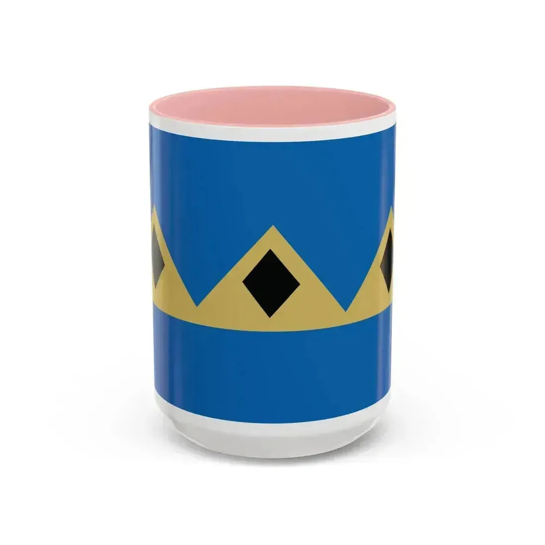 Flag of Fernie BC Canada - Accent Coffee Mug 15oz Pink - Go Mug Yourself