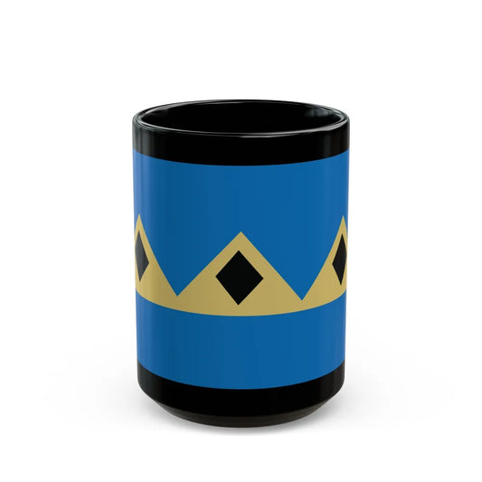 Flag of Fernie BC Canada - Black Coffee Mug-15oz-Go Mug Yourself