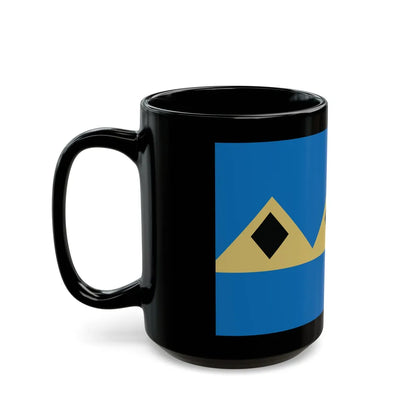 Flag of Fernie BC Canada - Black Coffee Mug-Go Mug Yourself