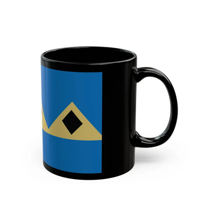 Flag of Fernie BC Canada - Black Coffee Mug-Go Mug Yourself