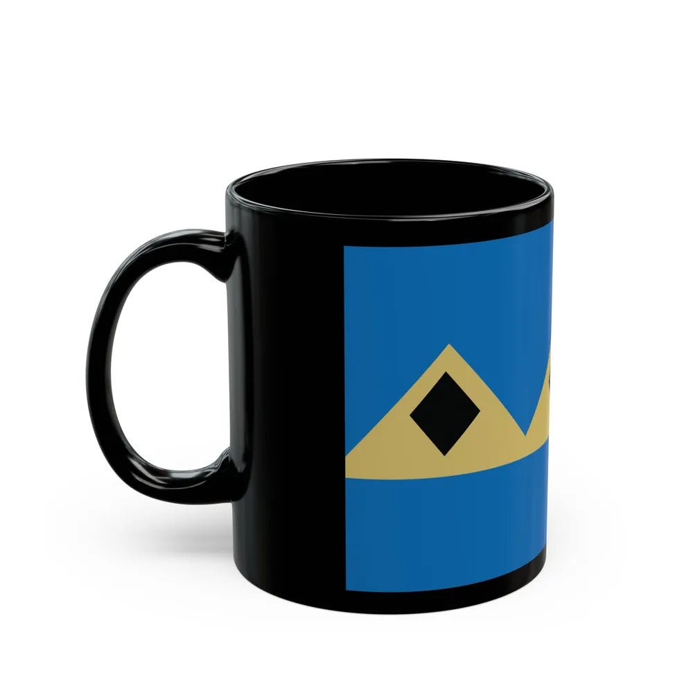 Flag of Fernie BC Canada - Black Coffee Mug-Go Mug Yourself