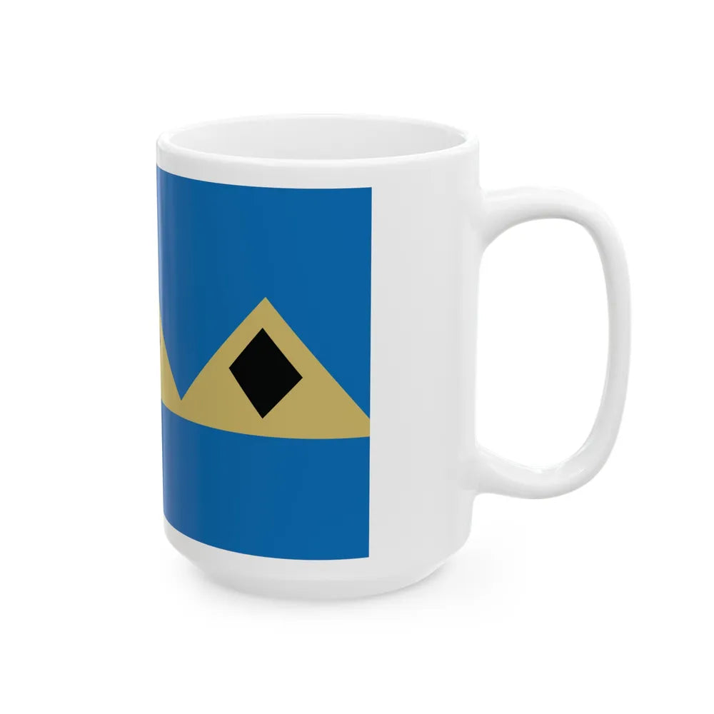 Flag of Fernie BC Canada - White Coffee Mug-Go Mug Yourself