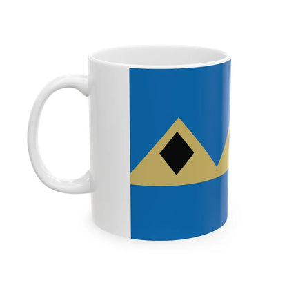 Flag of Fernie BC Canada - White Coffee Mug-Go Mug Yourself