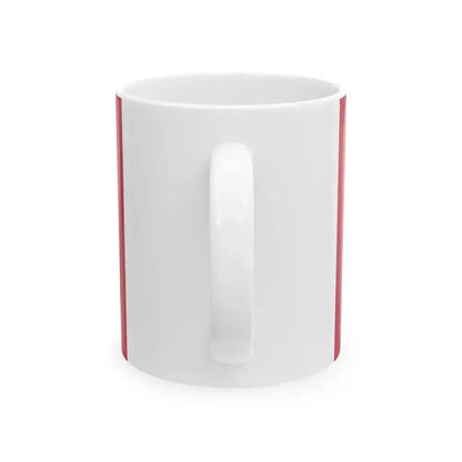 Flag of Fidenza (Italy) White Coffee Mug - Go Mug Yourself