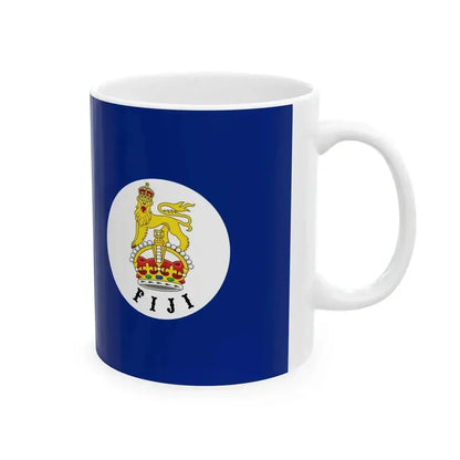 Flag of Fiji 1903-1908 (Fiji) White Coffee Mug - Go Mug Yourself