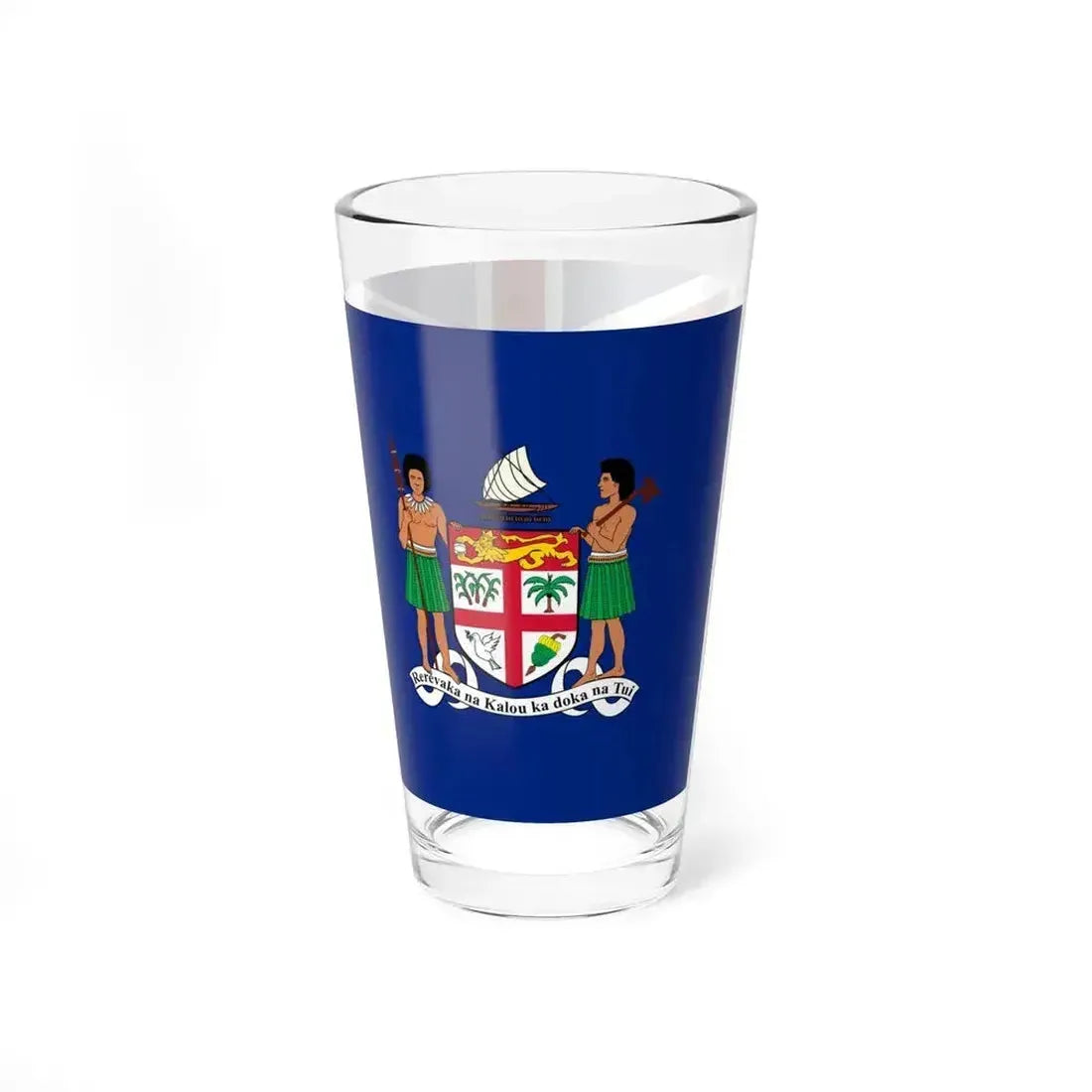Flag of Fiji 1924-1970 (Fiji) Pint Glass 16oz - Go Mug Yourself