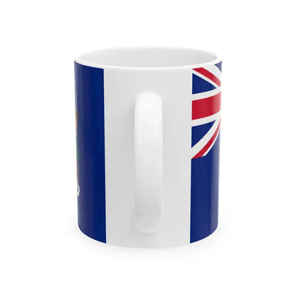 Flag of Fiji 1924-1970 (Fiji) White Coffee Mug - Go Mug Yourself