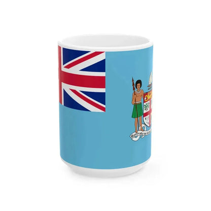 Flag of Fiji 2005 proposal (Fiji) White Coffee Mug 15oz - Go Mug Yourself
