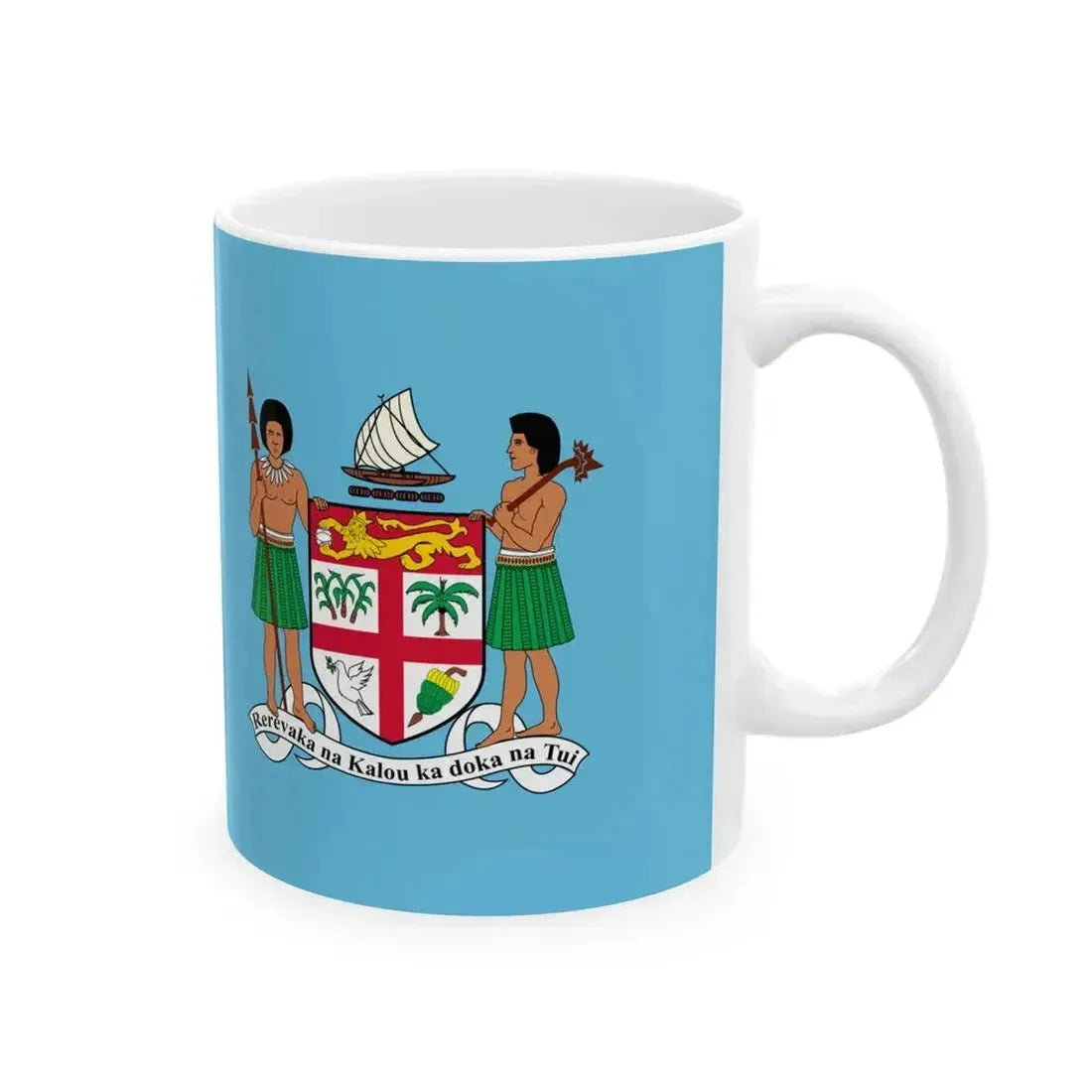 Flag of Fiji 2005 proposal (Fiji) White Coffee Mug - Go Mug Yourself