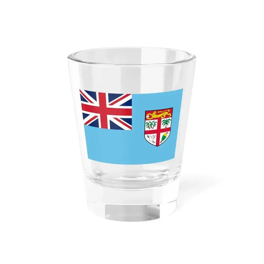 Flag of Fiji 3-2 (Fiji) Shot Glass 1.5oz 1.5oz - Go Mug Yourself